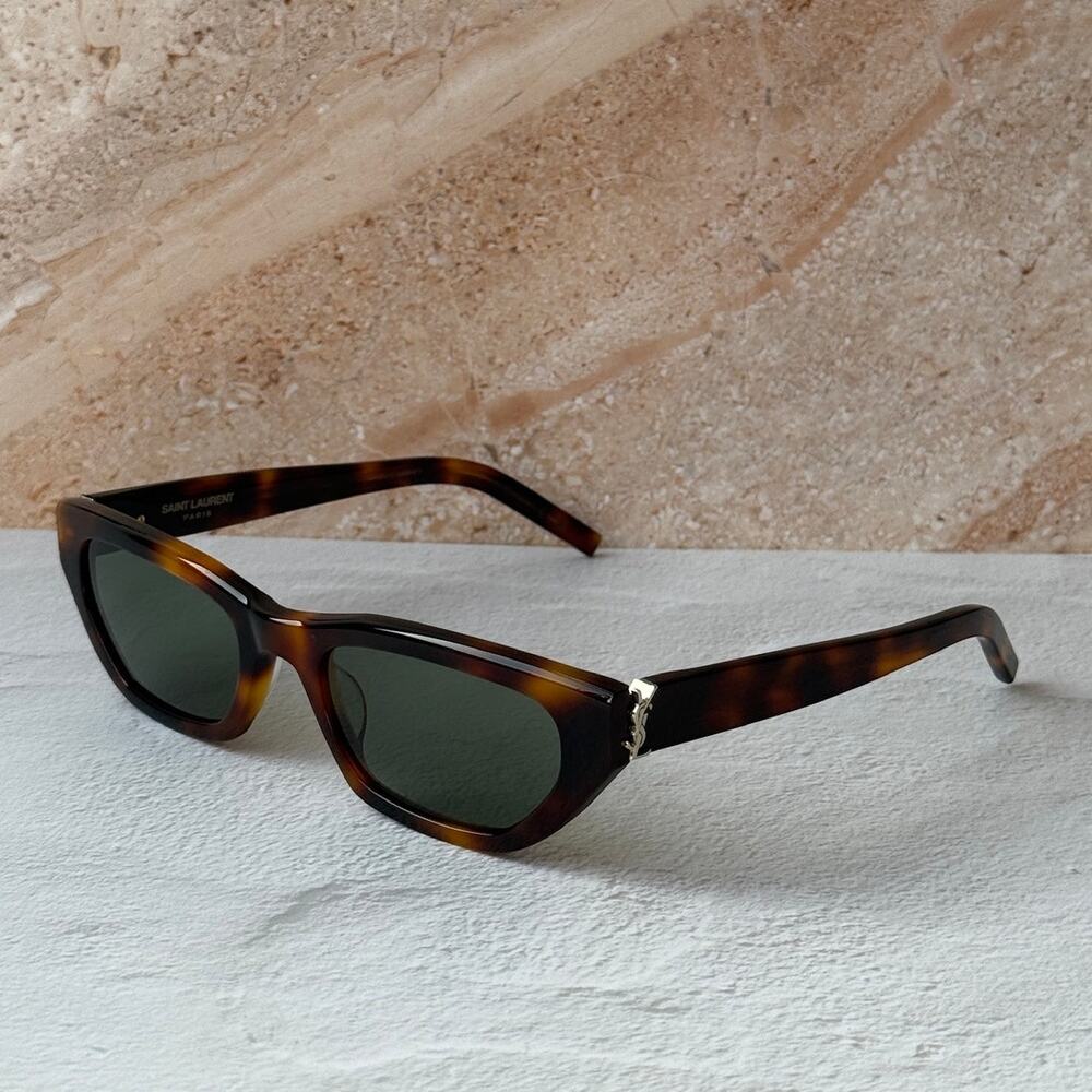 NEW Saint Laurent SL M126 Sunglasses in Havana Brown